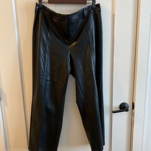 faux leather pants